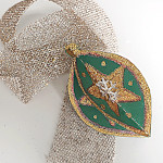 Päcklianhänger, Christbaumschmuck, Xmal-Kugel